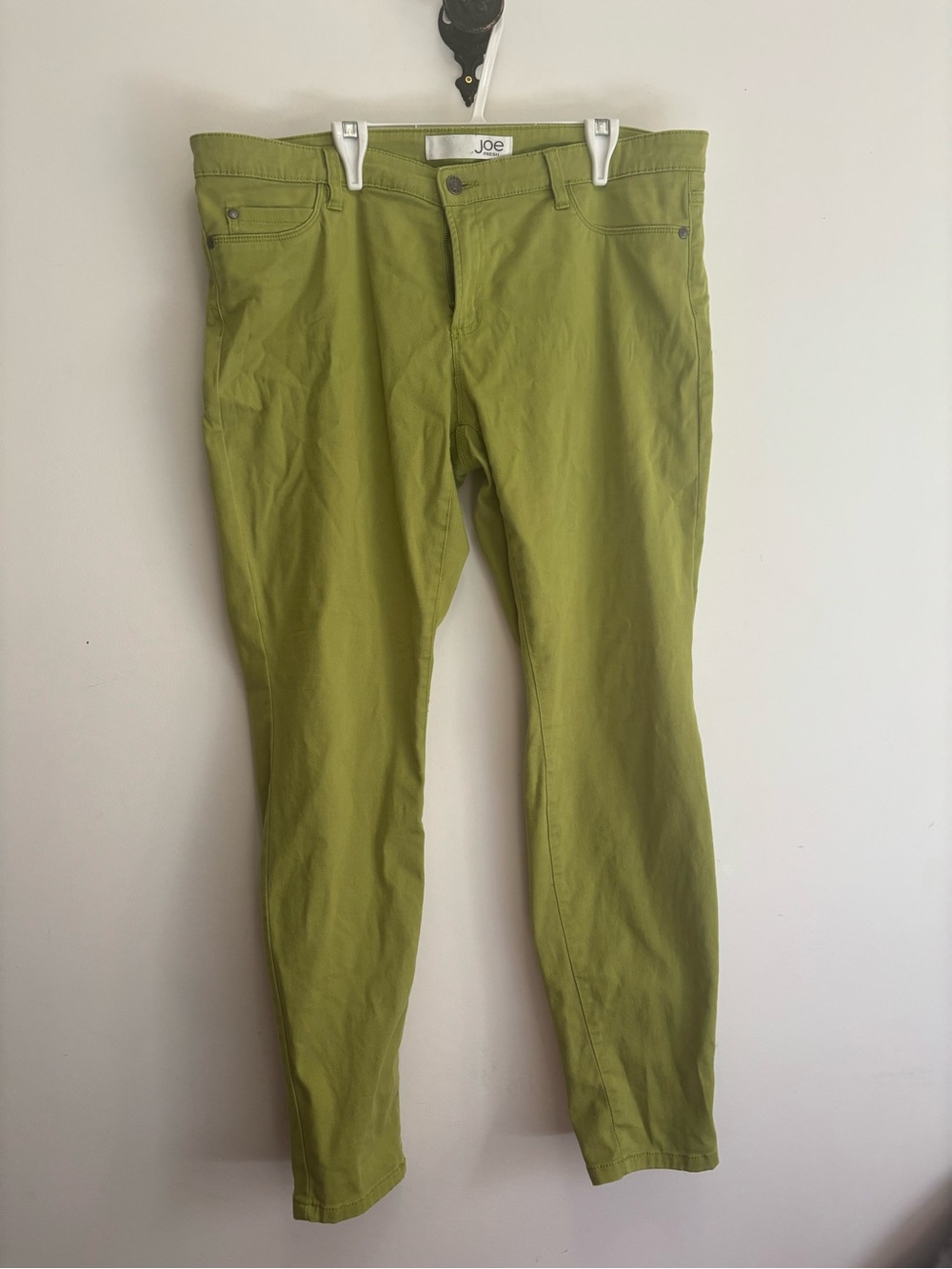 Joe Fresh Chartreuse Slim Pants